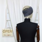 Fashion, accesorii si bijuterii - Femei - Accesorii femei - Caciuli si palarii femei - Bentita de par tricotata, de dama, 100% acril, ButicCochet, one size, Gri - BNT388 - Infinity.ro