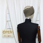 Fashion, accesorii si bijuterii - Femei - Accesorii femei - Caciuli si palarii femei - Bentita de par tricotata, de dama, 100% acril, ButicCochet, one size, Kaki - BNT385 - Infinity.ro