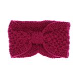 Fashion, accesorii si bijuterii - Femei - Accesorii femei - Caciuli si palarii femei - Bentita de par tricotata, de dama, 100% acril, ButicCochet, one size, Fucsia - BNT390 - Infinity.ro