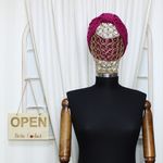 Fashion, accesorii si bijuterii - Femei - Accesorii femei - Caciuli si palarii femei - Bentita de par tricotata, de dama, 100% acril, ButicCochet, one size, Fucsia - BNT390 - Infinity.ro