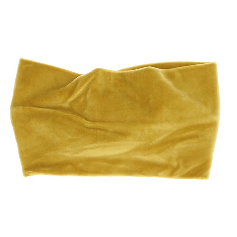 Fashion, accesorii si bijuterii - Femei - Accesorii femei - Caciuli si palarii femei - Bentita de par, de dama, din material sintetic, ButicCochet, one size, Galben - BNT411 - Infinity.ro