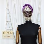 Fashion, accesorii si bijuterii - Femei - Accesorii femei - Caciuli si palarii femei - Bentita de par, de dama, din material sintetic, ButicCochet, one size, Mov - BNT415 - Infinity.ro