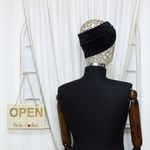 Fashion, accesorii si bijuterii - Femei - Accesorii femei - Caciuli si palarii femei - Bentita de par, de dama, din material sintetic, ButicCochet, one size, Negru - BNT416 - Infinity.ro