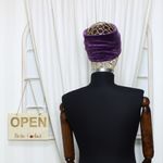 Fashion, accesorii si bijuterii - Femei - Accesorii femei - Caciuli si palarii femei - Bentita de par, de dama, din material sintetic, ButicCochet, one size, Mov - BNT415 - Infinity.ro