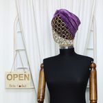 Fashion, accesorii si bijuterii - Femei - Accesorii femei - Caciuli si palarii femei - Bentita de par, de dama, din material sintetic, ButicCochet, one size, Mov - BNT415 - Infinity.ro