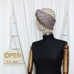 Fashion, accesorii si bijuterii - Femei - Accesorii femei - Caciuli si palarii femei - Bentita de par tricotata, de dama, 100% acril, ButicCochet, cu nod, one size, Bej - BNT406 - Infinity.ro
