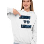Fashion, accesorii si bijuterii - Femei - Imbracaminte femei - Hanorace femei - Hanorac Femei Born to Learn NCT Kpop Merch, alb, marime 2XL - Infinity.ro