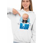 Fashion, accesorii si bijuterii - Femei - Imbracaminte femei - Hanorace femei - Hanorac Femei Boss Baby CEO Leader, alb, marime 2XL - Infinity.ro