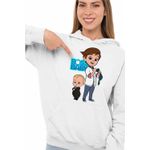 Fashion, accesorii si bijuterii - Femei - Imbracaminte femei - Hanorace femei - Hanorac Femei Boss Baby Tim, alb, marime 2XL - Infinity.ro