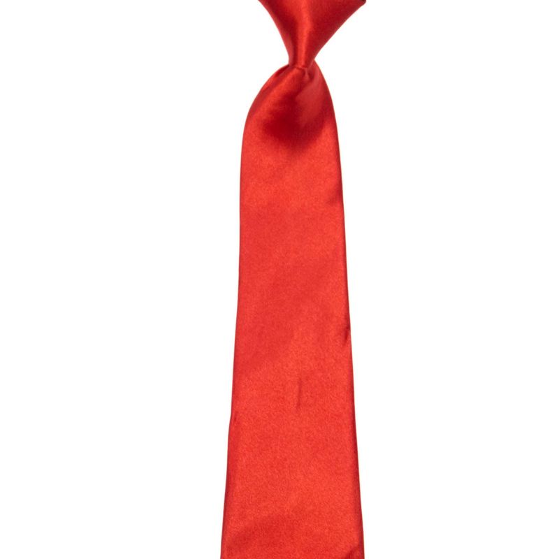 Fashion, accesorii si bijuterii - Copii - Accesorii copii - Alte accesorii copii - Cravata pentru copii, Buticcochet, Rosu din material sintetic, 28 cm - CRV201 - Infinity.ro