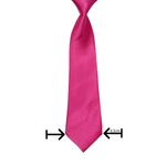 Fashion, accesorii si bijuterii - Copii - Accesorii copii - Alte accesorii copii - Cravata pentru copii, Buticcochet, Fucsia, din material sintetic, 28 cm - CRV213 - Infinity.ro
