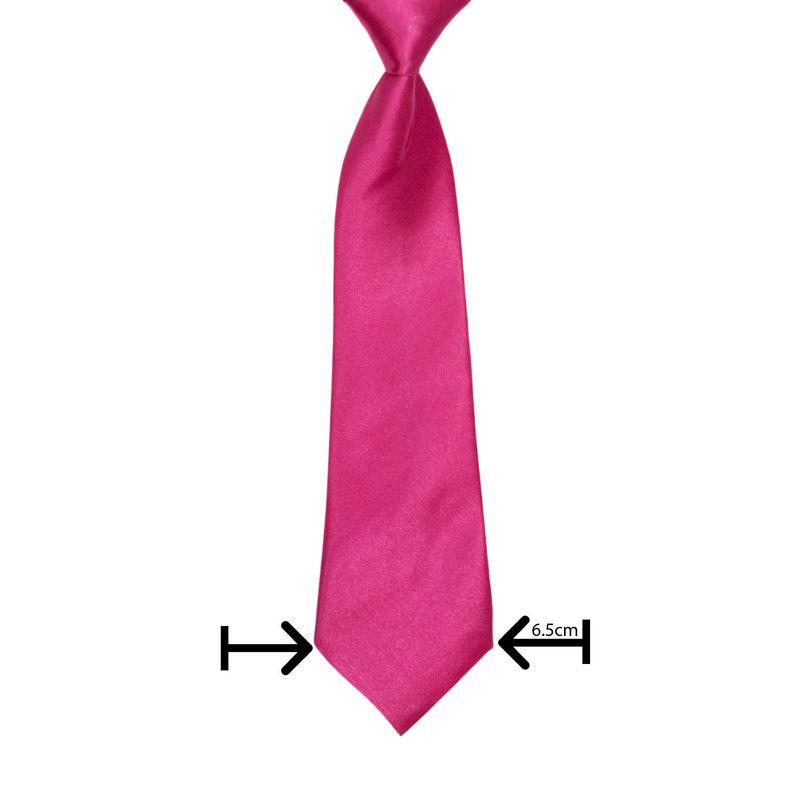 Fashion, accesorii si bijuterii - Copii - Accesorii copii - Alte accesorii copii - Cravata pentru copii, Buticcochet, Fucsia, din material sintetic, 28 cm - CRV213 - Infinity.ro