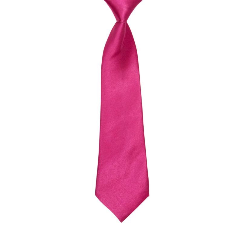 Fashion, accesorii si bijuterii - Copii - Accesorii copii - Alte accesorii copii - Cravata pentru copii, Buticcochet, Fucsia, din material sintetic, 28 cm - CRV213 - Infinity.ro