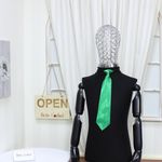 Fashion, accesorii si bijuterii - Copii - Accesorii copii - Alte accesorii copii - Cravata pentru copii, Buticcochet, din material sintetic, 28 cm, Verde - CRV223 - Infinity.ro