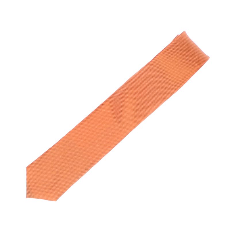 Fashion, accesorii si bijuterii - Barbati - Accesorii barbati - Cravate si papioane barbati - Cravata, Buticcochet, din material sintetic, 145 x 5.5 cm, Portocaliu - CRV268 - Infinity.ro