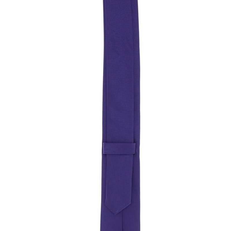 Fashion, accesorii si bijuterii - Barbati - Accesorii barbati - Cravate si papioane barbati - Cravata, Buticcochet, din material sintetic, 145 x 5.5 cm, Mov inchis - CRV272 - Infinity.ro