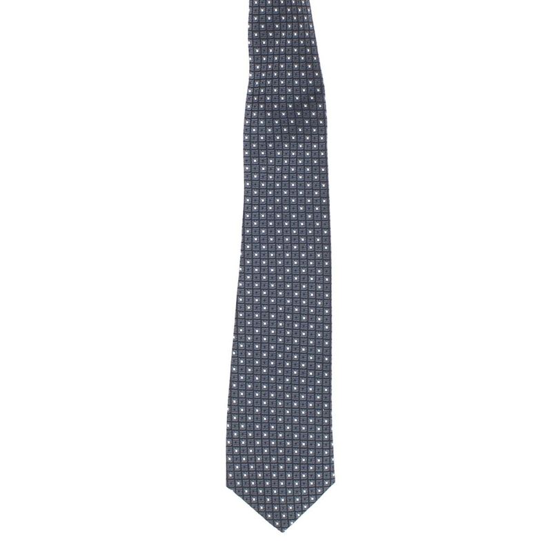 Fashion, accesorii si bijuterii - Barbati - Accesorii barbati - Cravate si papioane barbati - Cravata, Buticcochet, din material sintetic, 145 x 5.5 cm, Gri - CRV284 - Infinity.ro