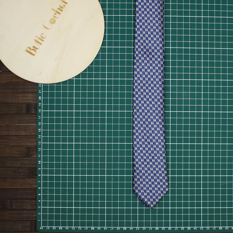 Fashion, accesorii si bijuterii - Barbati - Accesorii barbati - Cravate si papioane barbati - Cravata, Buticcochet, din material sintetic, 145 x 5.5 cm, Multicolor - CRV281 - Infinity.ro