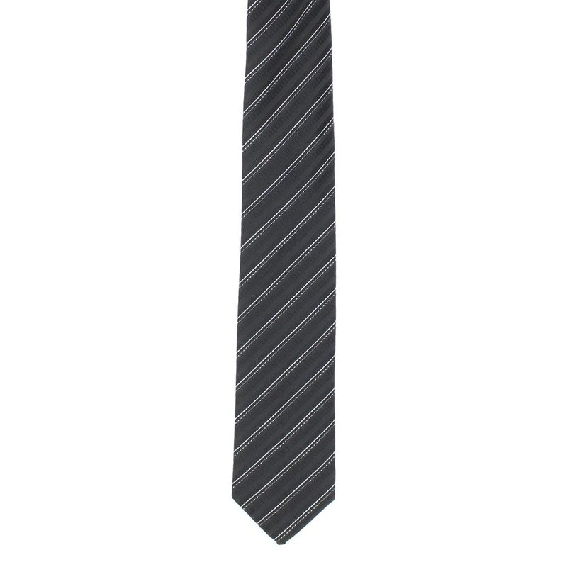Fashion, accesorii si bijuterii - Barbati - Accesorii barbati - Cravate si papioane barbati - Cravata, Buticcochet, din material sintetic, 145 x 5.5 cm, Negru - CRV301 - Infinity.ro