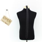 Fashion, accesorii si bijuterii - Barbati - Accesorii barbati - Cravate si papioane barbati - Cravata, Buticcochet, din material sintetic, 145 x 5.5 cm, Negru - CRV301 - Infinity.ro