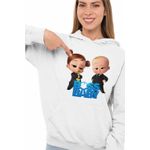 Fashion, accesorii si bijuterii - Femei - Imbracaminte femei - Hanorace femei - Hanorac Femei Boss Baby Tina Team CEO, alb, marime 2XL - Infinity.ro