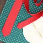 Fashion, accesorii si bijuterii - Barbati - Accesorii barbati - Cravate si papioane barbati - Cravata, Buticcochet, din material sintetic, 145 x 5.5 cm, Rosu - CRV239 - Infinity.ro