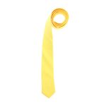 Fashion, accesorii si bijuterii - Barbati - Accesorii barbati - Cravate si papioane barbati - Cravata, Buticcochet, din material sintetic, 145 x 5.5 cm, Galben - CRV238 - Infinity.ro