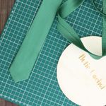 Fashion, accesorii si bijuterii - Barbati - Accesorii barbati - Cravate si papioane barbati - Cravata, Buticcochet, din material sintetic, 145 x 5.5 cm, Verde - CRV240 - Infinity.ro