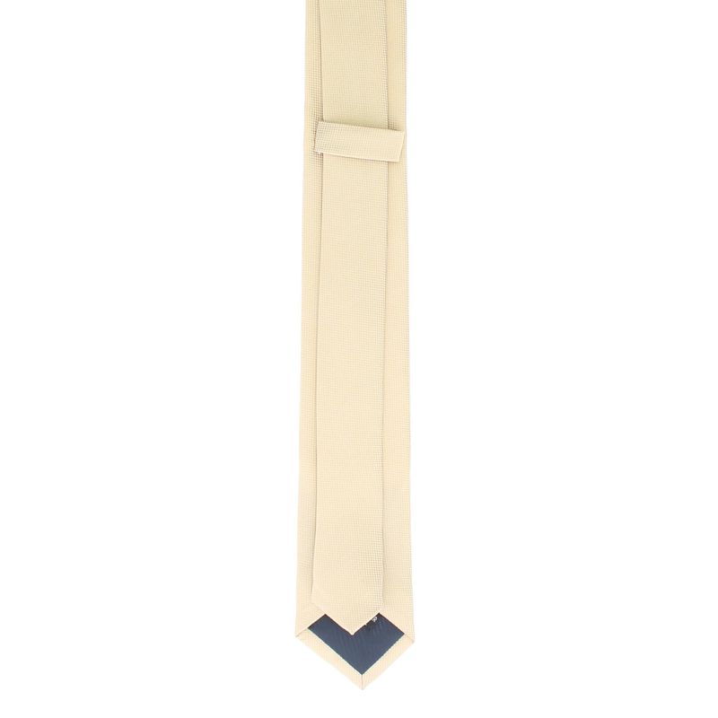 Fashion, accesorii si bijuterii - Barbati - Accesorii barbati - Cravate si papioane barbati - Cravata, Buticcochet, din material sintetic, 145 x 5.5 cm, Bej - CRV246 - Infinity.ro