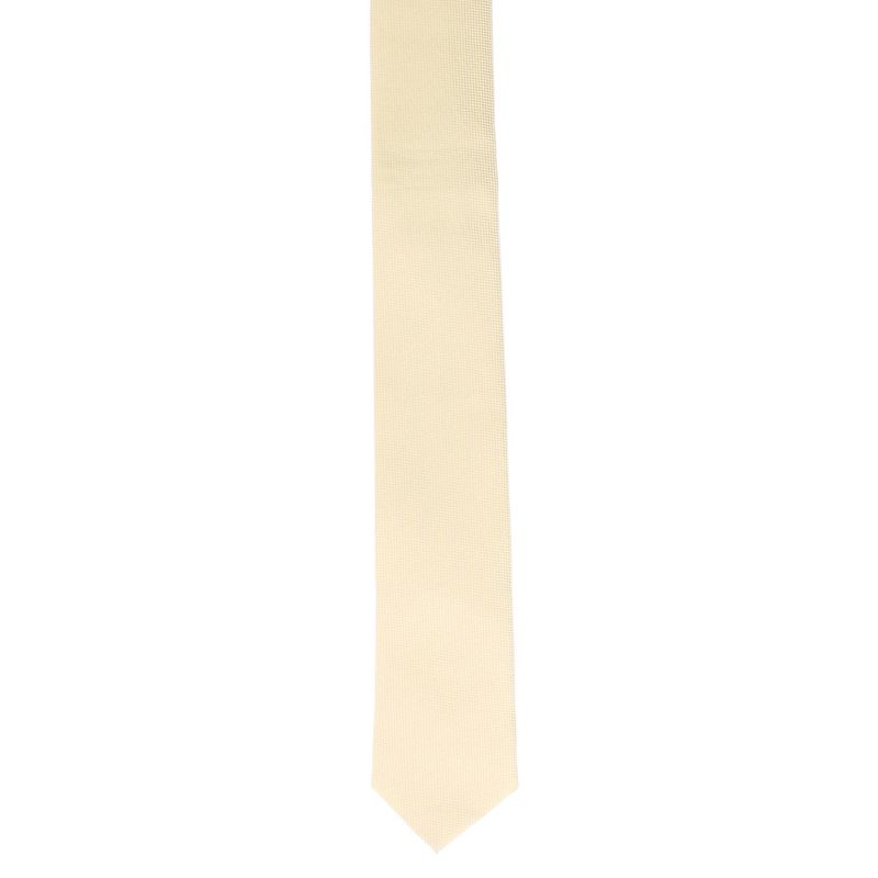 Fashion, accesorii si bijuterii - Barbati - Accesorii barbati - Cravate si papioane barbati - Cravata, Buticcochet, din material sintetic, 145 x 5.5 cm, Bej - CRV246 - Infinity.ro