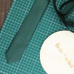 Fashion, accesorii si bijuterii - Barbati - Accesorii barbati - Cravate si papioane barbati - Cravata, Buticcochet, din material sintetic, 145 x 5.5 cm, Verde inchis - CRV243 - Infinity.ro