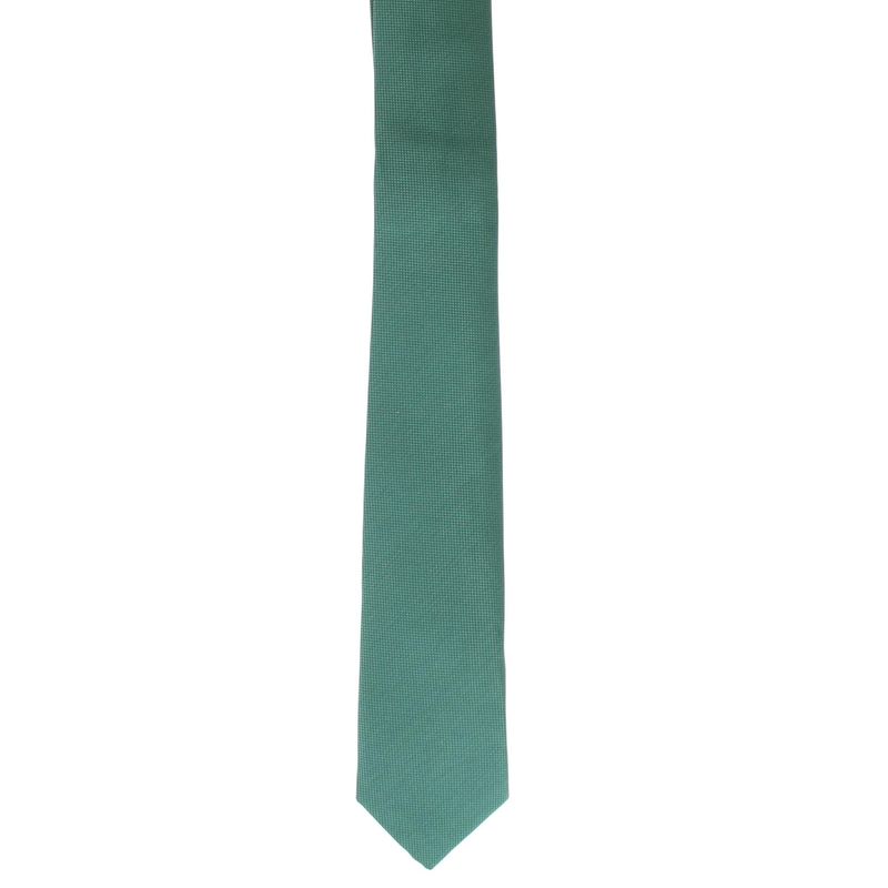 Fashion, accesorii si bijuterii - Barbati - Accesorii barbati - Cravate si papioane barbati - Cravata, Buticcochet, din material sintetic, 145 x 5.5 cm, Verde inchis - CRV243 - Infinity.ro