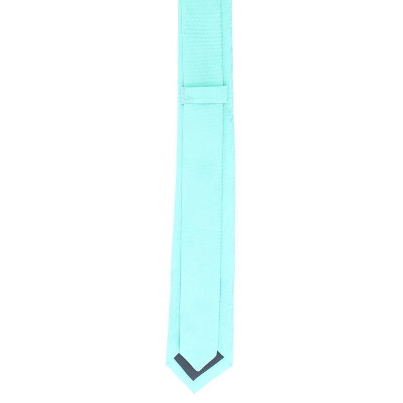 Fashion, accesorii si bijuterii - Barbati - Accesorii barbati - Cravate si papioane barbati - Cravata, Buticcochet, din material sintetic, 145 x 5.5 cm, Verde menta - CRV241 - Infinity.ro