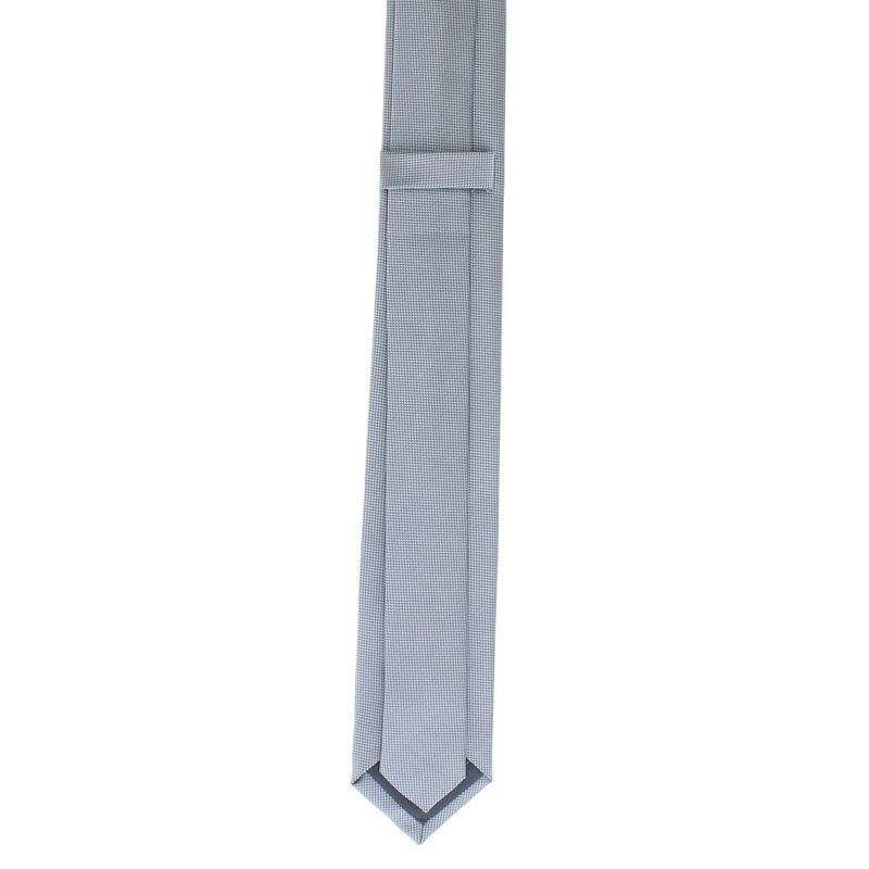 Fashion, accesorii si bijuterii - Barbati - Accesorii barbati - Cravate si papioane barbati - Cravata, Buticcochet, din material sintetic, 145 x 5.5 cm, Gri inchis - CRV249 - Infinity.ro