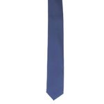 Fashion, accesorii si bijuterii - Barbati - Accesorii barbati - Cravate si papioane barbati - Cravata, Buticcochet, din material sintetic, 145 x 5.5 cm, Bleumarin - CRV247 - Infinity.ro
