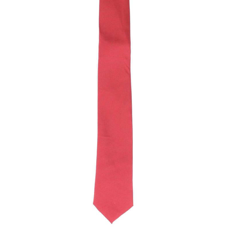 Fashion, accesorii si bijuterii - Barbati - Accesorii barbati - Cravate si papioane barbati - Cravata, Buticcochet, din material sintetic, 145 x 5.5 cm, Rosu inchis - CRV256 - Infinity.ro