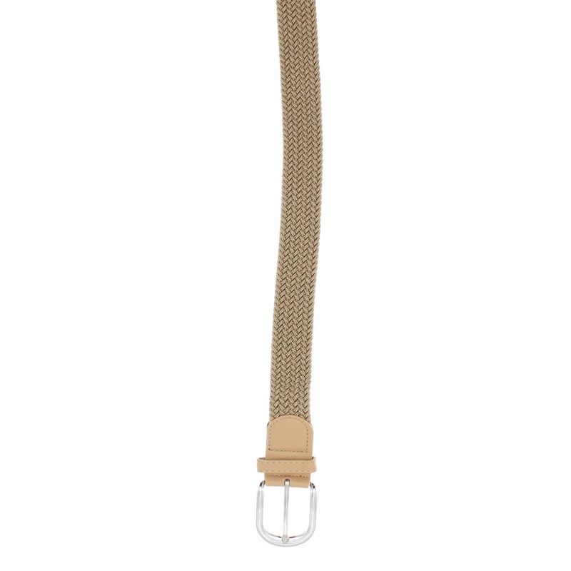 Fashion, accesorii si bijuterii - Femei - Accesorii femei - Curele femei - Curea elastica, de dama, din material sintetic elastic, 3x100 cm, Buticcochet, Bej - CRDD316 - Infinity.ro