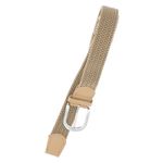 Fashion, accesorii si bijuterii - Femei - Accesorii femei - Curele femei - Curea elastica, de dama, din material sintetic elastic, 3x100 cm, Buticcochet, Bej - CRDD316 - Infinity.ro