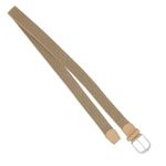 Fashion, accesorii si bijuterii - Femei - Accesorii femei - Curele femei - Curea elastica, de dama, din material sintetic elastic, 3x100 cm, Buticcochet, Bej - CRDD316 - Infinity.ro
