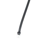 Fashion, accesorii si bijuterii - Femei - Accesorii femei - Curele femei - Curea dama, Buticcochet, din piele sintetica, 110 x 1.5 cm, catarama cu strasuri, Negru - CRDD206 - Infinity.ro
