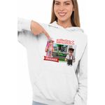 Fashion, accesorii si bijuterii - Femei - Imbracaminte femei - Hanorace femei - Hanorac Femei Brookhaven Roblox Game, alb, marime 2XL - Infinity.ro