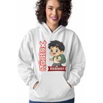 Fashion, accesorii si bijuterii - Femei - Imbracaminte femei - Hanorace femei - Hanorac Femei Brookhaven Roblox Gamer, alb, marime 2XL - Infinity.ro