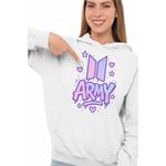 Fashion, accesorii si bijuterii - Femei - Imbracaminte femei - Hanorace femei - Hanorac Femei BTS Army K-Pop, alb, marime 2XL - Infinity.ro