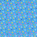 Fashion, accesorii si bijuterii - Copii - Accesorii copii - Esarfe si fulare copii - Set 6 bandane pentru copii, ButicCochet,  50x50 cm, din bumbac, model cu inimioare, Multicolor - SETB203 - Infinity.ro
