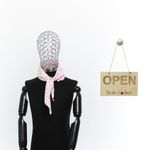 Fashion, accesorii si bijuterii - Copii - Accesorii copii - Esarfe si fulare copii - Set 6 bandane pentru copii, ButicCochet,  50x50 cm, din bumbac, model cu stelute, Multicolor - SETB201 - Infinity.ro