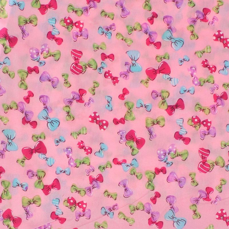 Fashion, accesorii si bijuterii - Copii - Accesorii copii - Esarfe si fulare copii - Set 6 bandane pentru copii, ButicCochet,  50x50 cm, din bumbac, model cu fundite, Multicolor - SETB202 - Infinity.ro