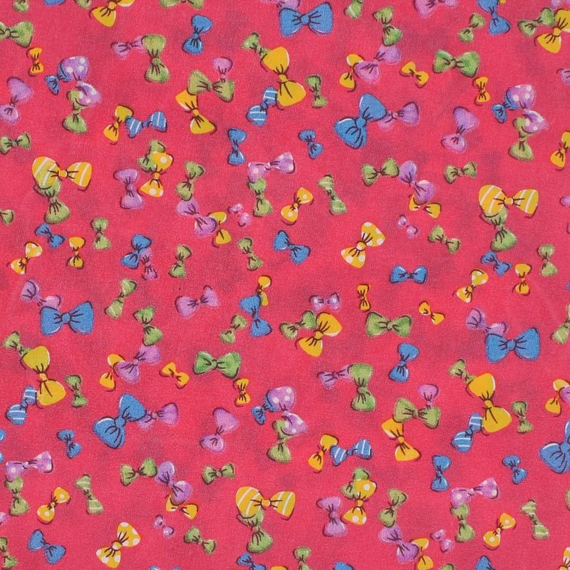 Fashion, accesorii si bijuterii - Copii - Accesorii copii - Esarfe si fulare copii - Set 6 bandane pentru copii, ButicCochet,  50x50 cm, din bumbac, model cu fundite, Multicolor - SETB202 - Infinity.ro