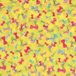 Fashion, accesorii si bijuterii - Copii - Accesorii copii - Esarfe si fulare copii - Set 6 bandane pentru copii, ButicCochet,  50x50 cm, din bumbac, model cu fundite, Multicolor - SETB202 - Infinity.ro