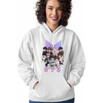 Fashion, accesorii si bijuterii - Femei - Imbracaminte femei - Hanorace femei - Hanorac Femei BTS Kpop Party Arirang, alb, marime 2XL - Infinity.ro