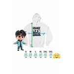 Fashion, accesorii si bijuterii - Femei - Imbracaminte femei - Hanorace femei - Hanorac Femei BTS Kpop Era, alb, marime 2XL - Infinity.ro